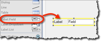 Labeled field widget