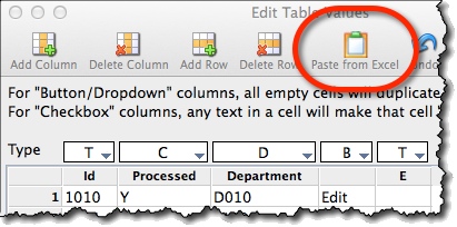 Copy-pasting data from Excel