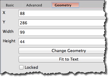 Setting widgets geometry